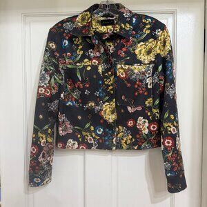 Share Tahari Floral Jacket sz M
